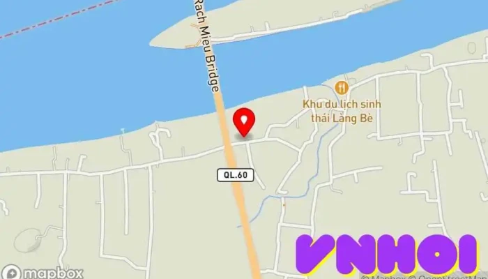 bản đồ của Điểm Đón Khách Khu Du lịch Cồn Phụng Đại lý du lịch bằng thuyền trong Bến Tre