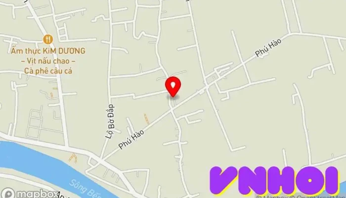 bản đồ của Đình Phú Tự Đình làng trong Bến Tre