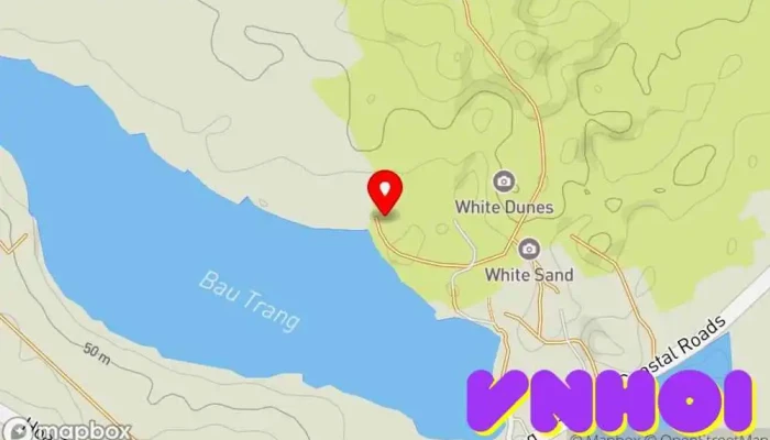 bản đồ của Đồi Cát Số 2 Thắng cảnh trong Bình Thuận