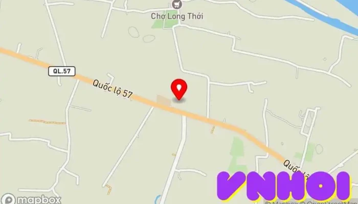 bản đồ của Dòng Kitô Vua Tu viện trong Bến Tre