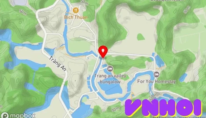 bản đồ của Động Liên Hoa Điểm mốc lịch sử trong Ninh Bình