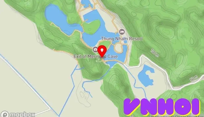 bản đồ của Động Tiên Cá Điểm thu hút khách du lịch trong Ninh Bình