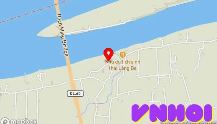 bản đồ của DU LỊCH CỒN PHỤNG BẾN TRE Điểm thu hút khách du lịch, Đại lý du lịch trong Bến Tre