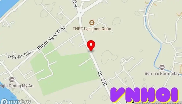 bản đồ của Du Lịch Sinh Thái Nhà Hàng Ẩm Thực Phát Đạt - Bến Tre Điểm thu hút khách du lịch trong Bến Tre
