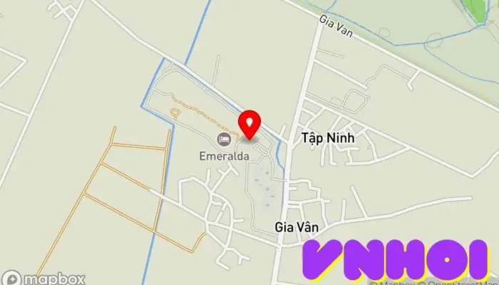 bản đồ của Emeralda Resort Ninh Binh Khách sạn nghỉ dưỡng trong Ninh Bình