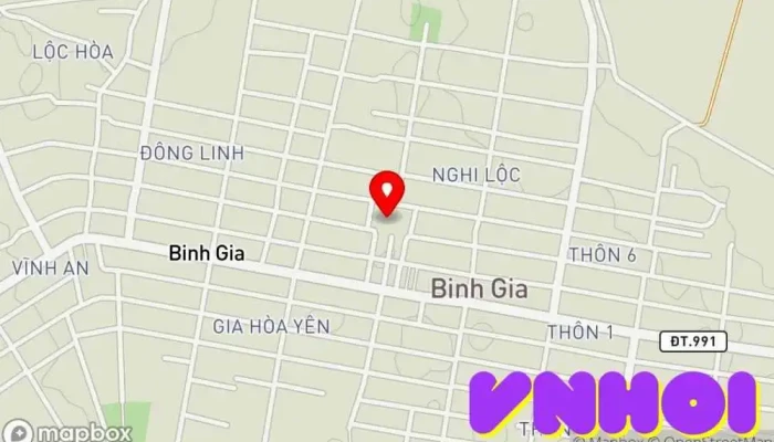 bản đồ của Giáo Xứ Vinh Châu Nhà thờ Công giáo trong Bà Rịa - Vũng Tàu