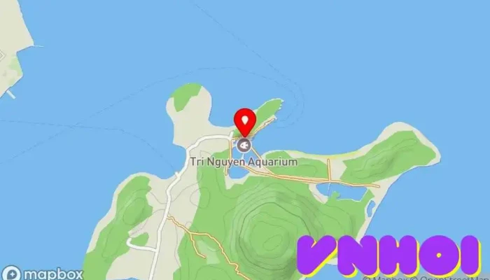 bản đồ của Hồ Cá Trí Nguyên Aquarium On Soi Island Điểm thu hút khách du lịch trong Khánh Hòa