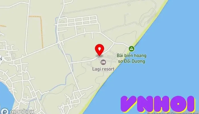bản đồ của Hòn Bà Lagi Beach Resort Khách sạn nghỉ dưỡng trong Bình Thuận