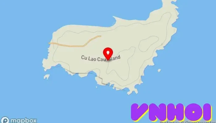 bản đồ của Hòn Cau Đảo trong Bình Thuận