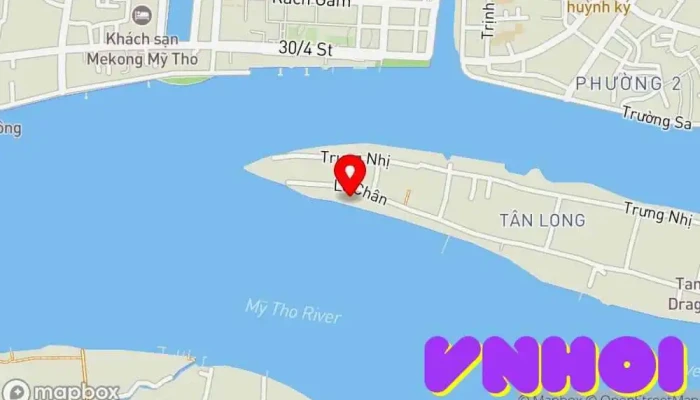 bản đồ của Island Homestay Lưu trú nhà dân trong Tiền Giang