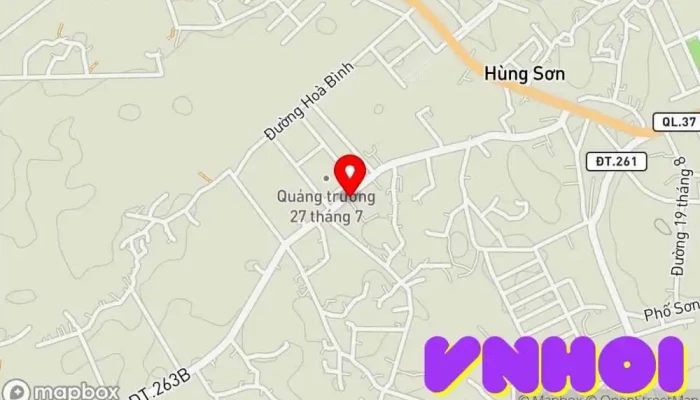 bản đồ của Khu Di tích 27-7(Di tích cây đa Bàn Cờ) Bảo tàng trong Thái Nguyên