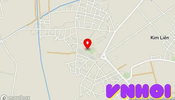 bản đồ của Khu Di tích Kim Liên - Quê Nội Bác Hồ Điểm mốc lịch sử, Tượng đài, Điểm thu hút khách du lịch trong Nghệ An