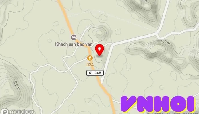 bản đồ của Khu Di Tích Lịch Sử Chiến Thắng Đông Khê Điểm mốc lịch sử trong Cao Bằng