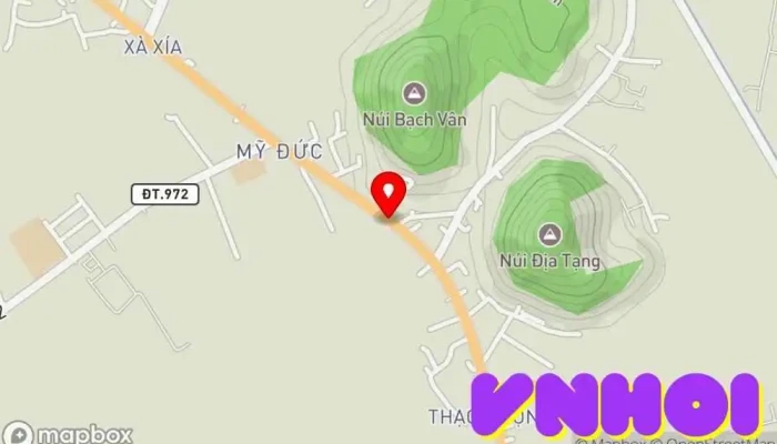 bản đồ của Khu di tích Thạch Động Điểm thu hút khách du lịch trong Kiên Giang