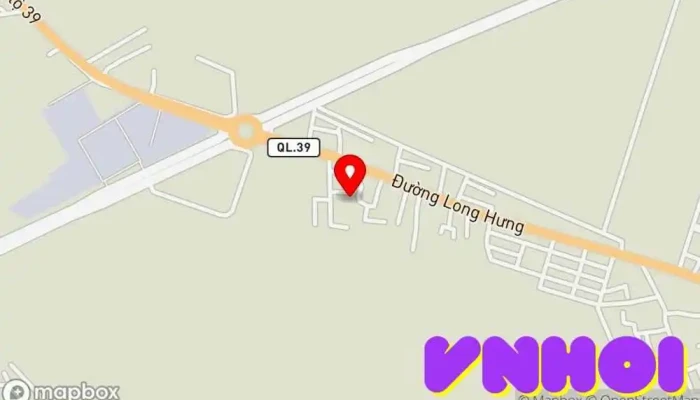 bản đồ của khu Đồng Tu  trong Thái Bình