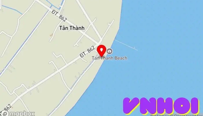 bản đồ của Khu Du Lịch Biển BELLA Nhà hàng trong Tiền Giang