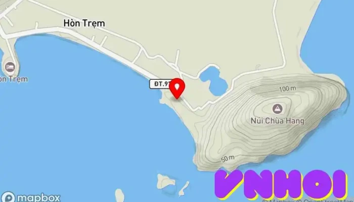 bản đồ của Khu du lịch Chùa Hang - Hòn Phụ Tử Điểm thu hút khách du lịch, Nơi thờ cúng trong Kiên Giang