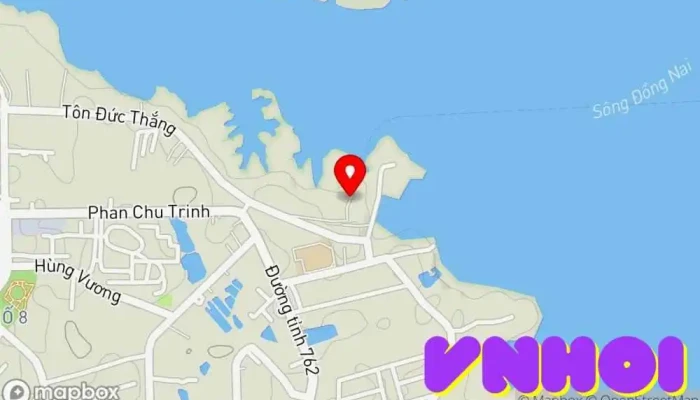 bản đồ của Khu Du lịch Đảo Ó Đại lý du lịch bằng thuyền, Điểm thu hút khách du lịch trong Đồng Nai