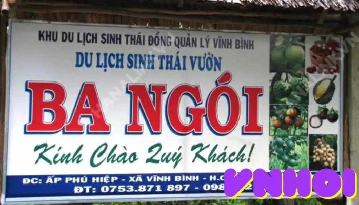 Khu Du Lịch Vườn Sinh Thái Ba Ngói - Bến Tre