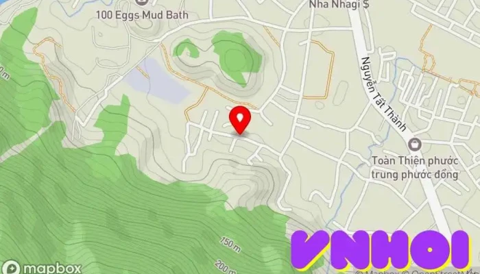 bản đồ của Khu rừng cổ tích Điểm thu hút khách du lịch trong Khánh Hòa