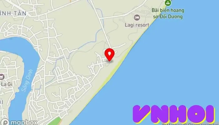bản đồ của Lagi Retreat Homestay Lưu trú nhà dân, Khách sạn trong Bình Thuận