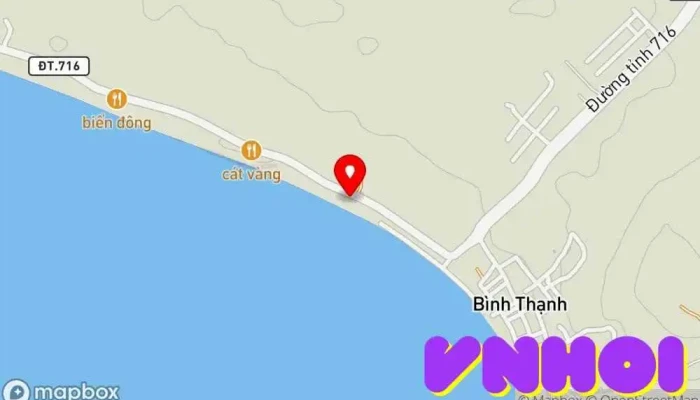 bản đồ của Làng chài Tuy Phong Điểm thu hút khách du lịch trong Bình Thuận