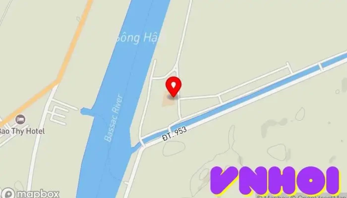 bản đồ của Làng Chăm Tân Châu Phong Điểm thu hút khách du lịch trong An Giang