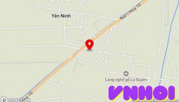 bản đồ của Làng nghề La Xuyên Nhà sản xuất trong Nam Định