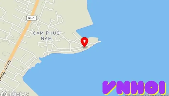 bản đồ của Lăng Ông - Đền Bà Cam Xuân Nơi thờ cúng trong Khánh Hòa