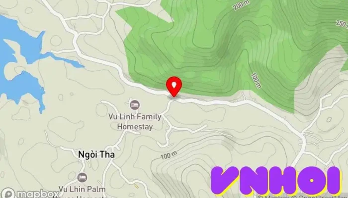 bản đồ của Làng Văn hóa Ngòi Tu Điểm thu hút khách du lịch trong Yên Bái