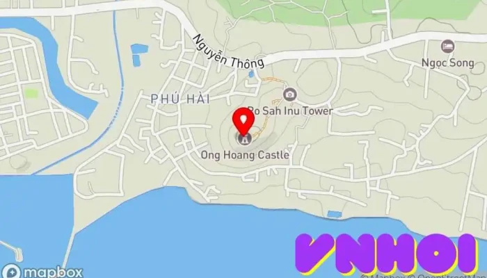 bản đồ của Lầu Ông Hoàng Điểm mốc lịch sử trong Bình Thuận