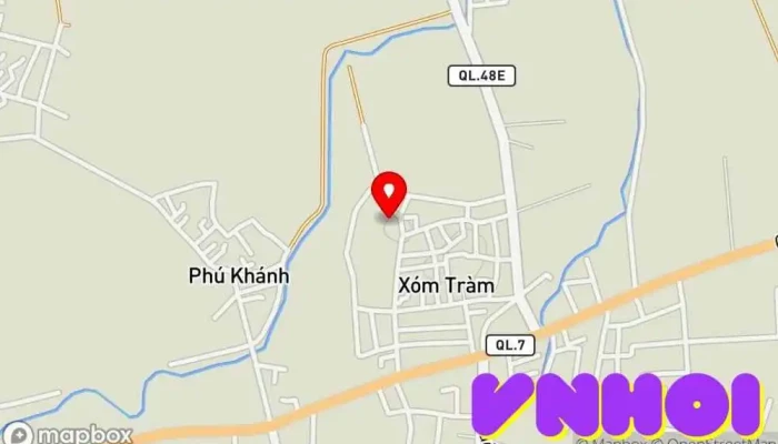 bản đồ của Lèn đá Bảo Nham Điểm thu hút khách du lịch trong Nghệ An