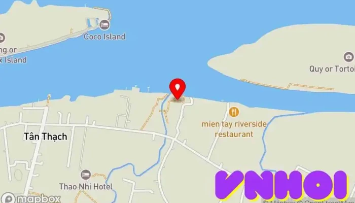 bản đồ của Lò kẹo dừa Quê Dừa Cung cấp sản xuất thực phẩm trong Bến Tre