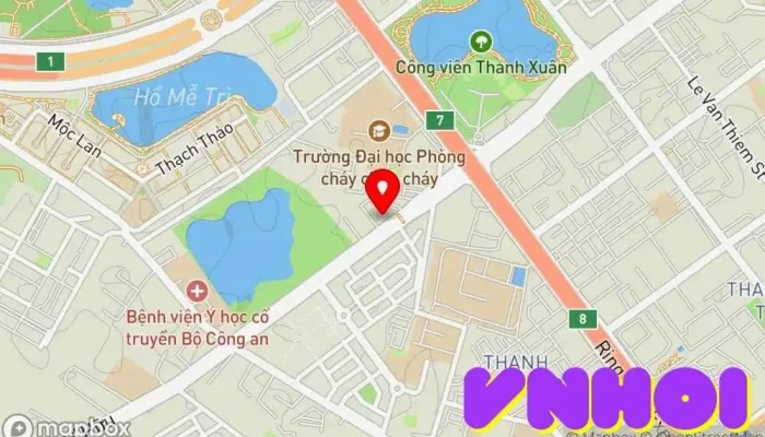 bản đồ của Lữ Hành Việt Nam Đại lý du lịch trong Hà Nội