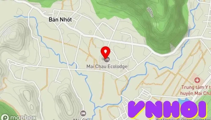 bản đồ của Mai Châu Ecolodge Khách sạn nghỉ dưỡng, Khách sạn, Nhà hàng trong Hòa Bình