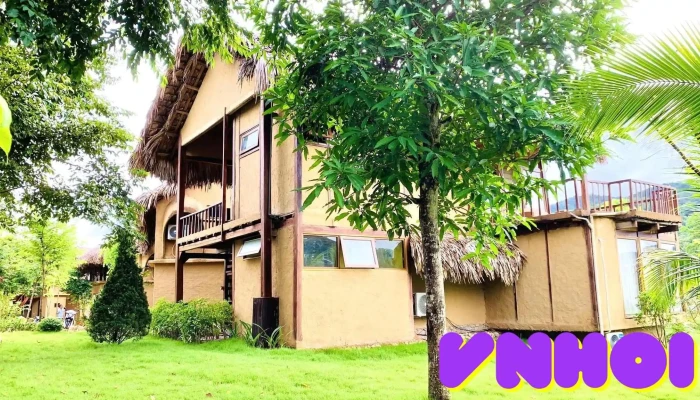 Mai Chau Onsen Retreat -  Cua Khach Tro - Hòa Bình