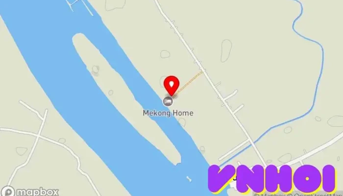 bản đồ của Mekong Home Khách sạn trong Bến Tre
