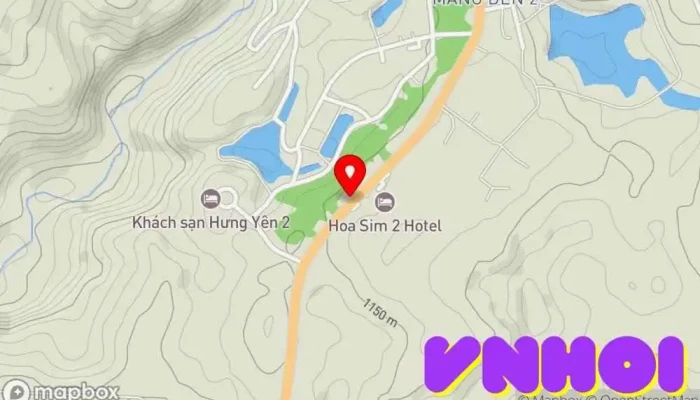 bản đồ của Mountain Lodge Măng Đen Khách sạn trong Kon Tum