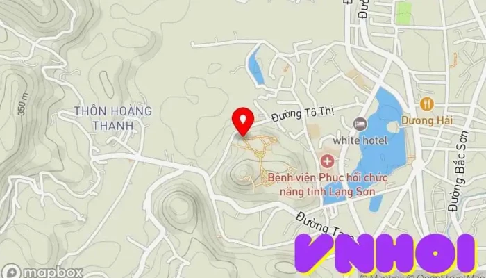 bản đồ của Nàng Tô Thị Điểm thu hút khách du lịch trong Lạng Sơn