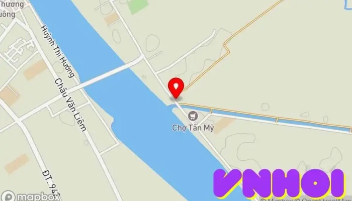 bản đồ của Nhà cổ Tấn Mỹ Điểm thu hút khách du lịch trong An Giang