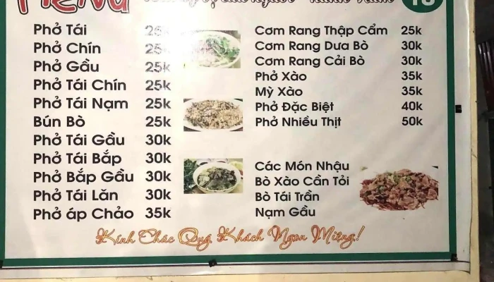 Nha Hang Sinh Thai Luu Gia Trang Thuc Don - Nam Định