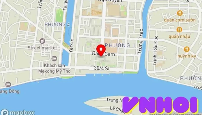 bản đồ của Nhà khách Tiền Giang Nhà khách, Khách sạn trong Tiền Giang