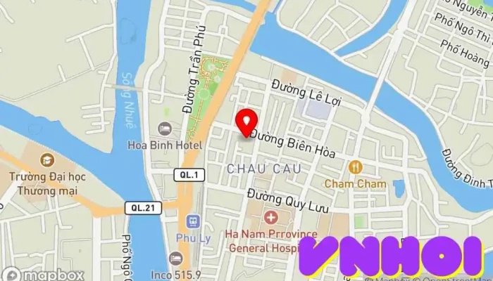 bản đồ của Nhà Thờ Giáo Xứ Phủ Lý Nhà thờ Công giáo, Nhà thờ chính tòa Công giáo, Điểm đến tôn giáo, Cơ sở tôn giáo, Điểm thu hút khách du lịch trong Hà Nam
