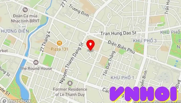 bản đồ của Nhà thờ Mồ Nhà thờ Công giáo trong Bà Rịa - Vũng Tàu