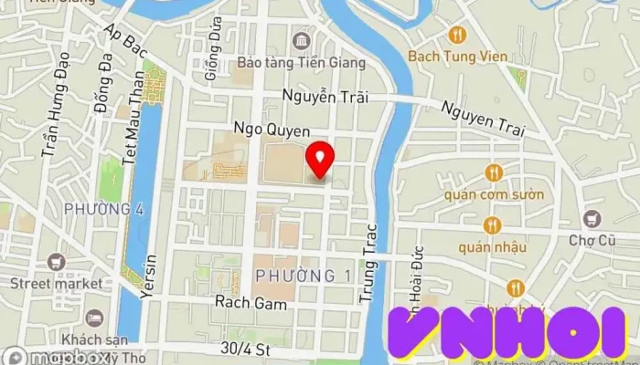 bản đồ của Nhà truyền thống trường THPT NGUYỄN ĐÌNH CHIỂU Điểm thu hút khách du lịch trong Tiền Giang