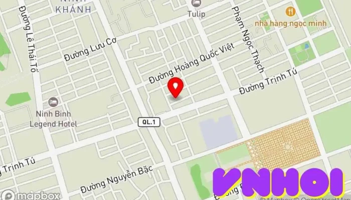 bản đồ của Ninh Binh Tourist Center Vietnam (Visit by appointment only) Đại lý du lịch, Đại lý du lịch bằng thuyền, Đại lý du lịch tham quan, Trung tâm thông tin du lịch trong Ninh Bình