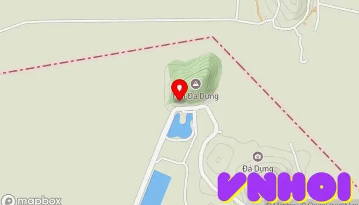 bản đồ của Núi Đá Dựng Điểm thu hút khách du lịch trong Kiên Giang