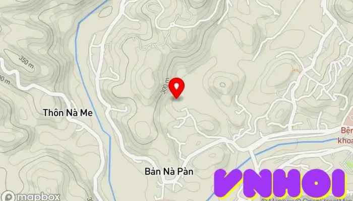 bản đồ của Núi Tô Thị Terrain trong Lạng Sơn