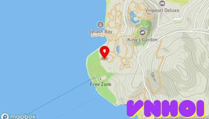 bản đồ của Quảng trường Thần Thoại Điểm thu hút khách du lịch trong Khánh Hòa