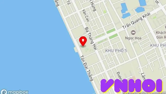 bản đồ của Quảng trường Trần Quang Khải Công viên thành phố trong Kiên Giang